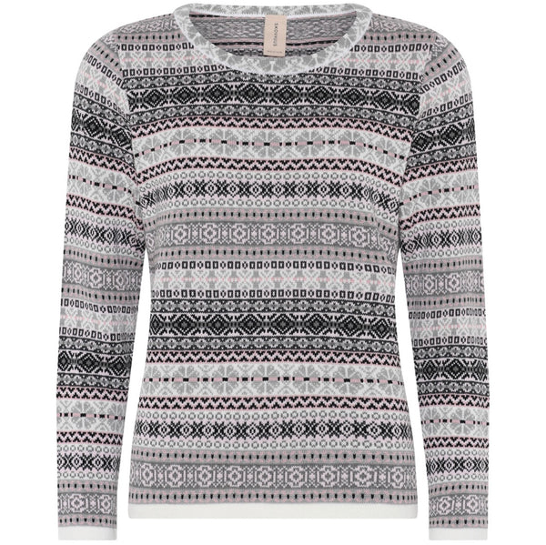 SKOVHUUS - STRIPPED CREW SWEATER -3632 - 2 Colours