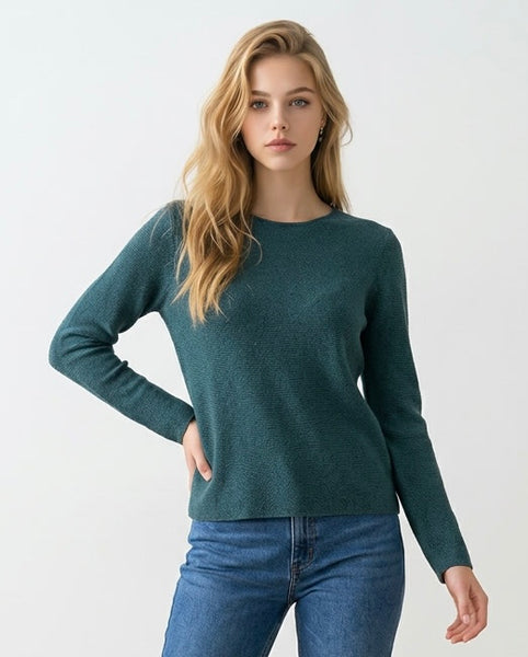 MANSTEAD - MOMENT ORGANIC COTTON SWEATER WITH BACK BUTTON DETAIL - 3 colours