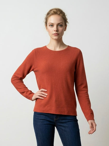 MANSTEAD - MOMENT ORGANIC COTTON SWEATER WITH BACK BUTTON DETAIL - 3 colours