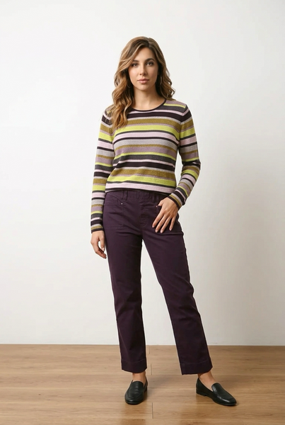 MANSTED - MATHILDE ORGANIC COTTON CREW NECK SWEATER - 2 Colours