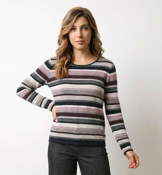 MANSTED - MATHILDE ORGANIC COTTON CREW NECK SWEATER - 2 Colours
