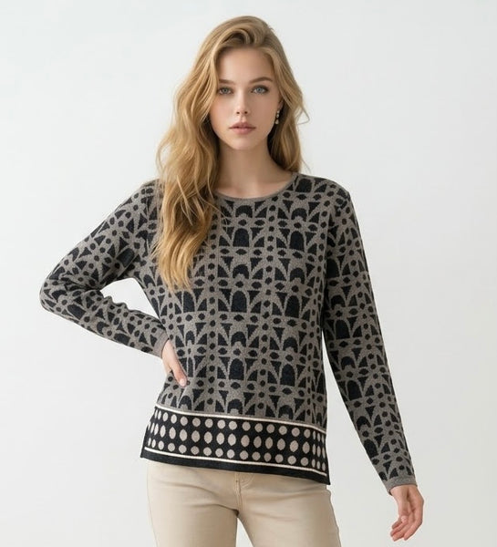 MANSTED - VERONICA ORGANIC COTTON CREW NECK SWEATER - 3 Colours
