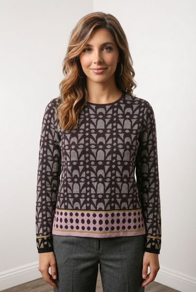 MANSTED - VERONICA ORGANIC COTTON CREW NECK SWEATER - 3 Colours