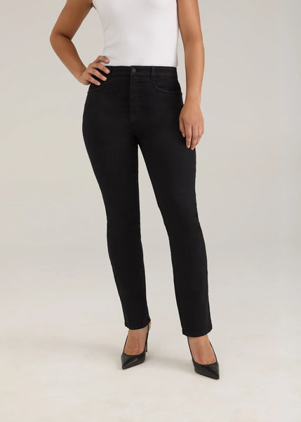 FDJ - ESSENTIAL DENIM - SUZANNE PETITE STRAIGHT LEG - BLACK - 8920660