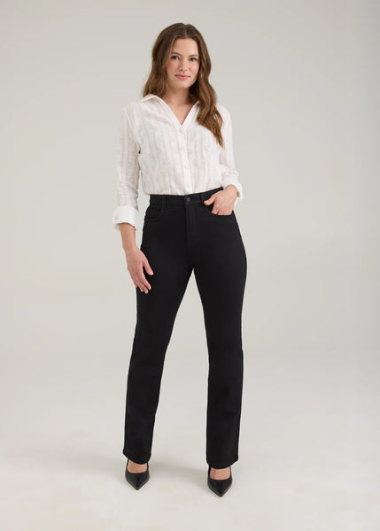 FDJ - ESSENTIAL DENIM - PEGGY PETITE BOOTLEG - BLACK - 8972660