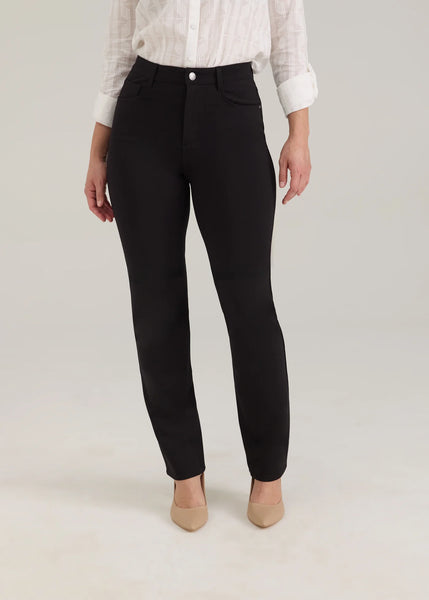 FDJ - ESSENTIALS - SUZANNE PETITE STRAIGHT LEG PONTE PANT - 8922396 - 2 Colours (Copy)