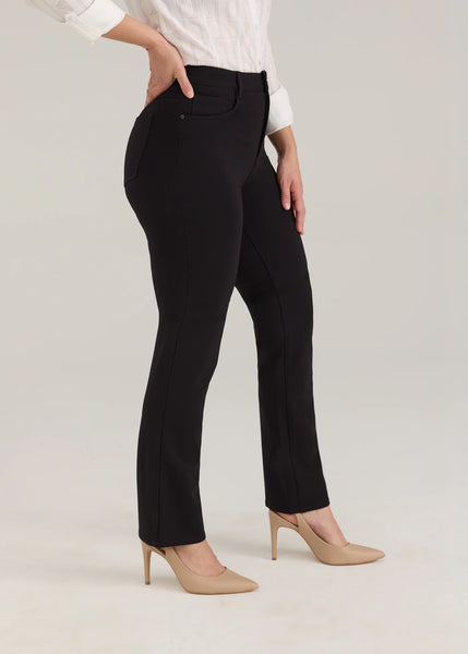 FDJ - ESSENTIALS - SUZANNE PETITE STRAIGHT LEG PONTE PANT - 8922396 - 2 Colours (Copy)