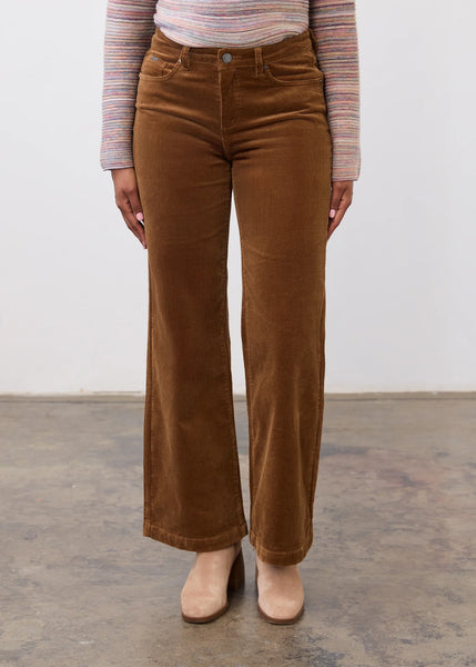 FDJ - STRETCH CORDUROY WIDE LEG OLIVIA PANT - 2250491