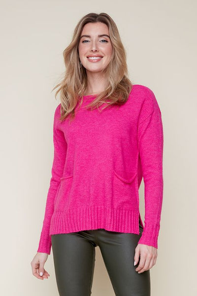 RENUAR - SOFT YARN CREW NECK SWEATER - R6896-4481 - 2 Colours