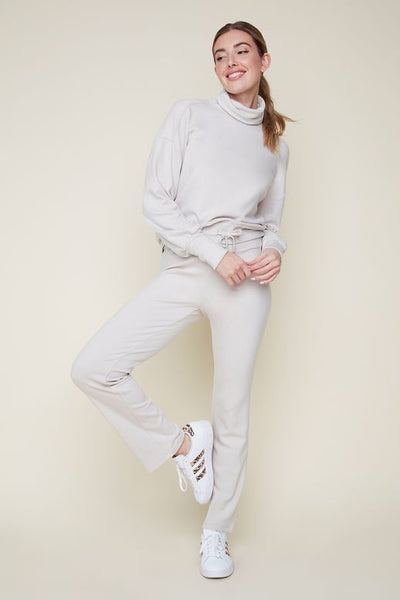 RENUAR - OYSTER TURTLE NECK PULLOVER - R7772- 48K