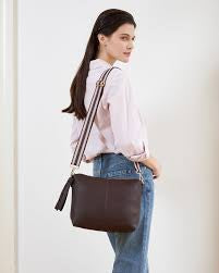 LOUENHIDE - DAISY STRIPE CROSSBODY BAG - 3 COLOURS