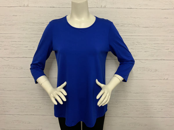 PURE ESSENCE- 3/4 SLEEVE BAMBOO TOP - 210-4769 - 13 Colours