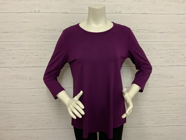 PURE ESSENCE- 3/4 SLEEVE BAMBOO TOP - 210-4769 - 13 Colours