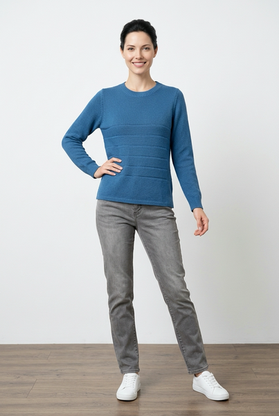 SKOVHUUS - TONE ON TONE SWEATER - 4420 - 2 colours