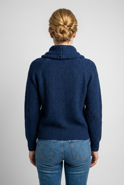 CANADA KNITWEAR - COTTON FUNNEL NECK SWEATER - 5245 - 2 colours