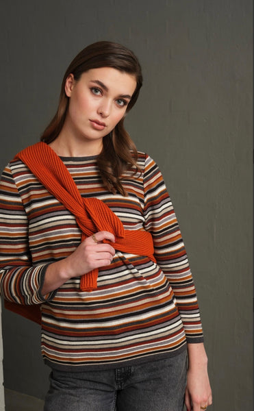 SKOVHUUS - STRIPE CREW SWEATER - 3427 - 3 Colours