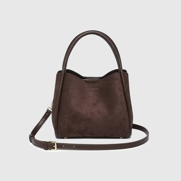 LOUENHIDE - STEFFIE FAUX SUEDE MINI TOTE BAG