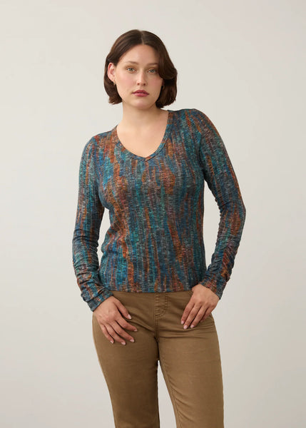FDJ - KINGSTON LONG SLEEVE V-NECK TOP - 3252508
