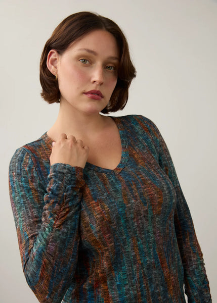 FDJ - KINGSTON LONG SLEEVE V-NECK TOP - 3252508