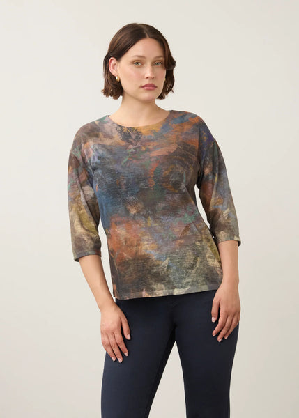 FDJ - HEDY DROP SHOULDER 3/4 SLEEVE TOP - 3901451