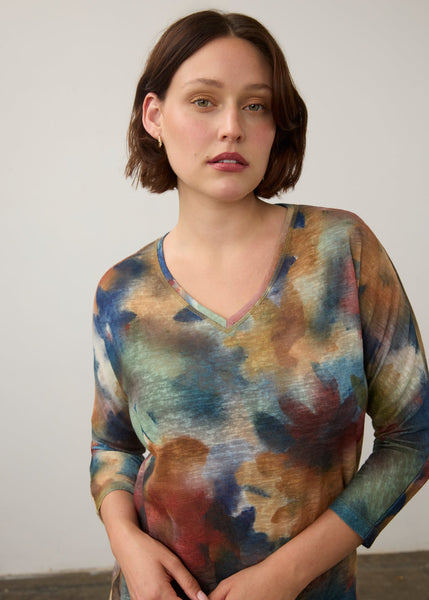 FDJ - COURAGE DROP SHOULDER V-NECK TOP - 3556451