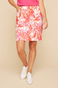 RENUAR - WATERMELON COMBO PULL ON SKORT - R2537L-E3015