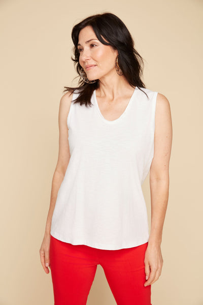 RENUAR - COTTON COMFORT  TANK TOP - R7780-89G