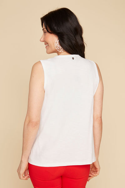 RENUAR - COTTON COMFORT  TANK TOP - R7780-89G