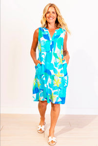 ESCAPE - TROPICAL FLORAL PARADISE DRESS - E85515