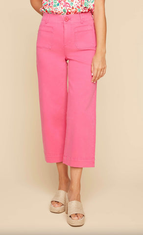 RENUAR - LUXE TENCEL CROPPED STRAIGHT LEG PANT - R10071-E2008S