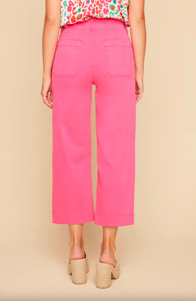 RENUAR - LUXE TENCEL CROPPED STRAIGHT LEG PANT - R10071-E2008S