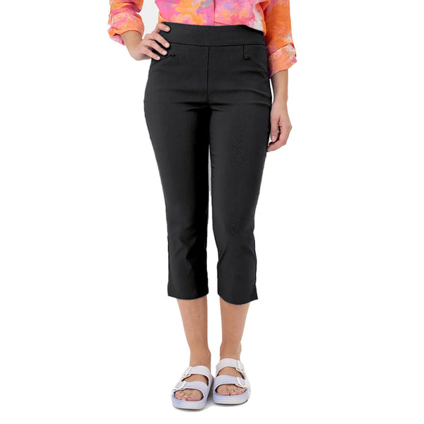 RENUAR - PULL ON COMFORT WAIST CAPRI - R8088-E730- 3 Colours