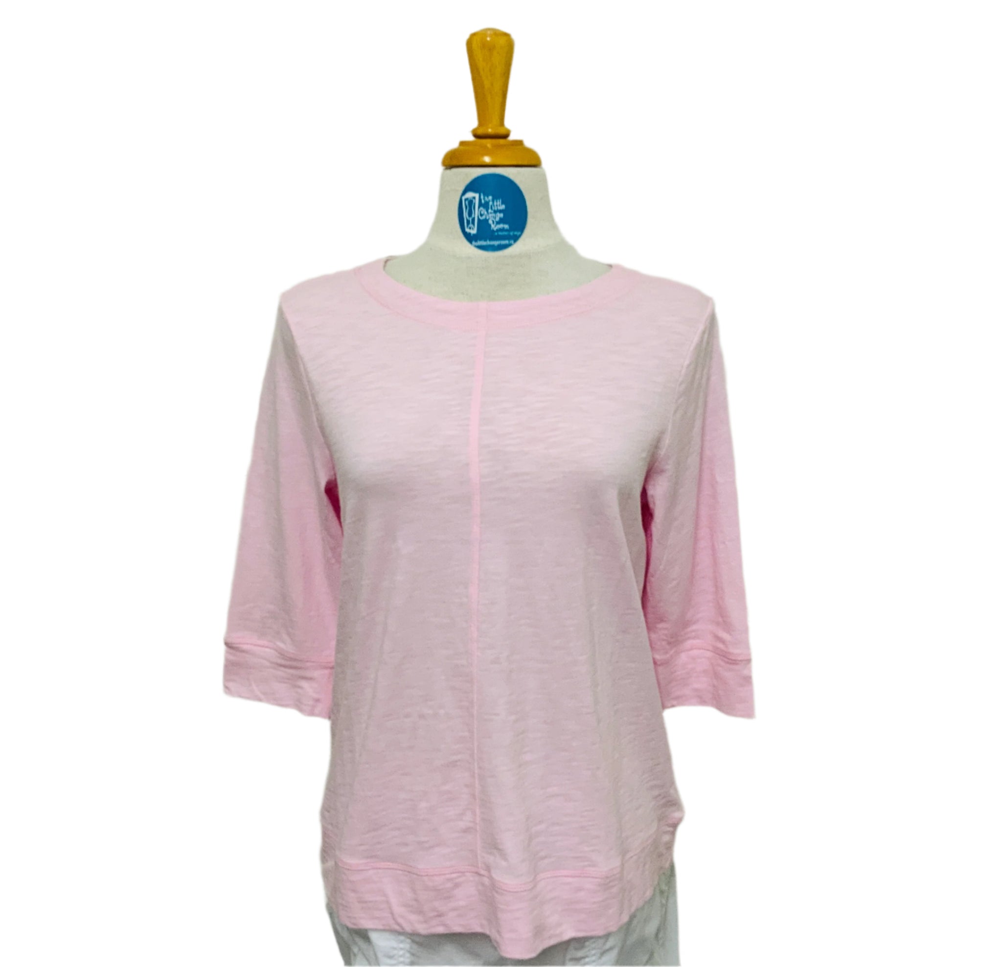 RENUAR - COTTON COMFORT 3/4 SLEEVE TOP- R7758-89G - 3 Colours