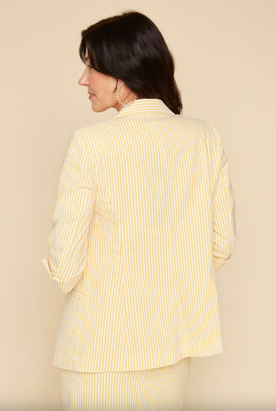 RENUAR - SEERSUCKER STRIPE BLAZER JACKET - R3650-E1828 - 2 Colours