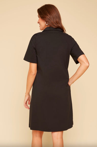 RENUAR -GO ANYWHERE  BLACK DRESS- R4354-790