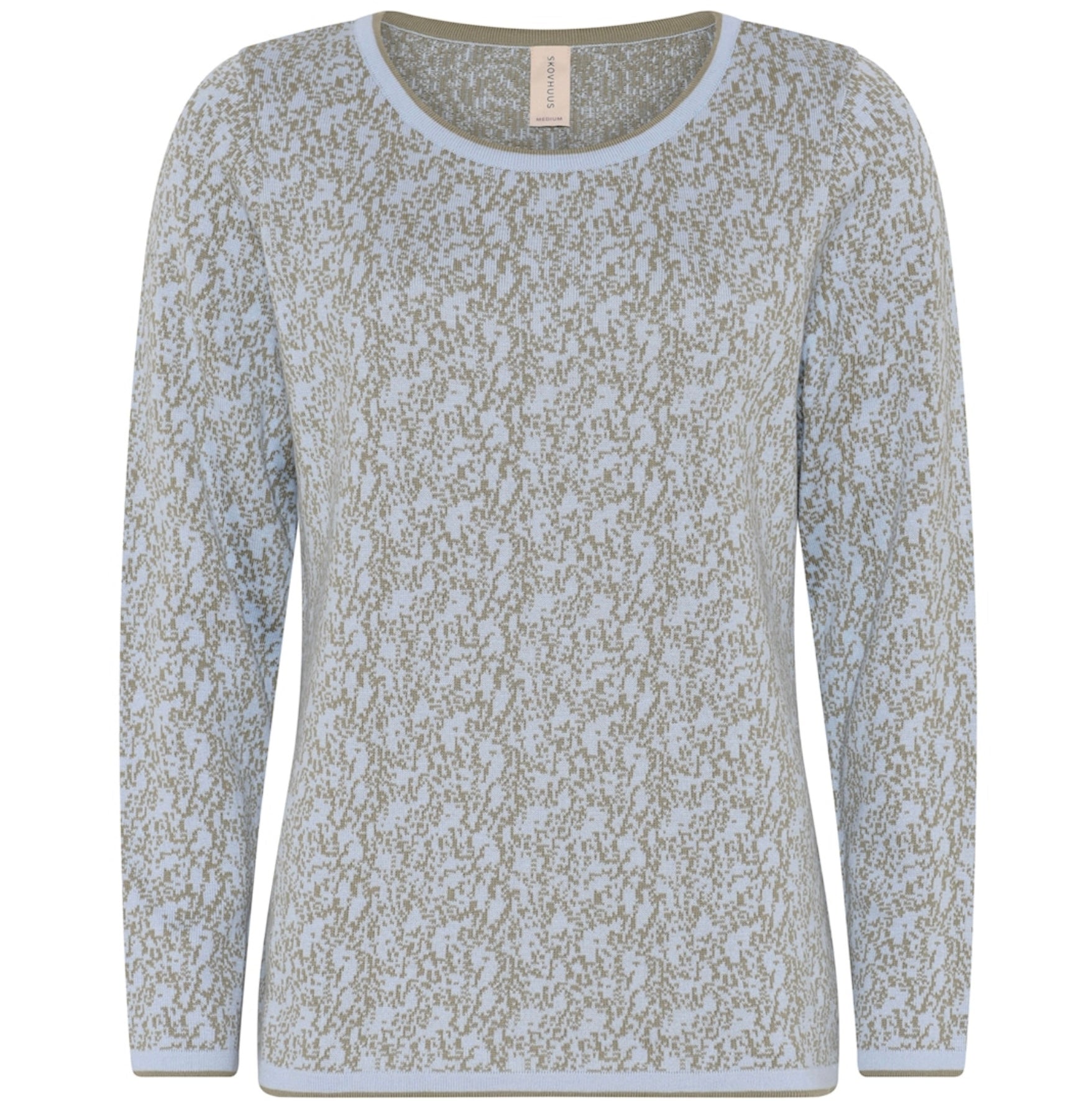 SKOVHUUS - PRINT LONG SLEEVE SWEATER - 3862