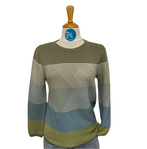 SKOVHUUS - MULTI TONE SWEATER - 3835