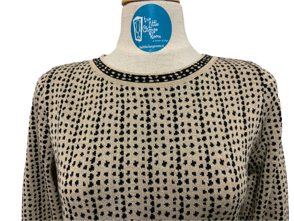 SKOVHUUS - SPECKLE PRINT KNIT SWEATER - 3865