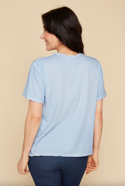 RENUAR -  COTTON JERSEY CREW NECK TEE - R7791 - 56K - 2 Colours