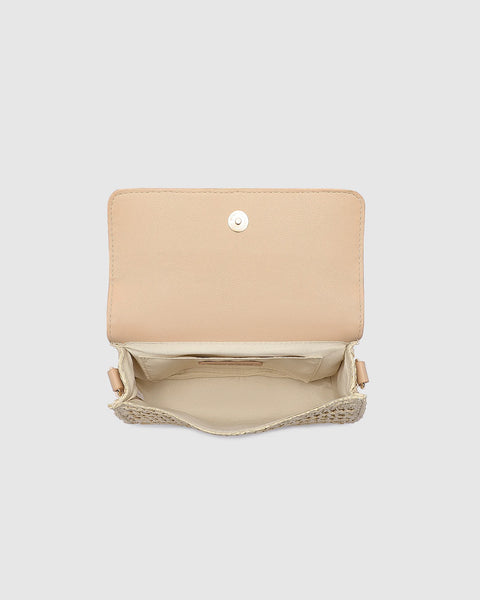 LOUENHIDE - FREYA RAFFIA CROSSBODY BAG