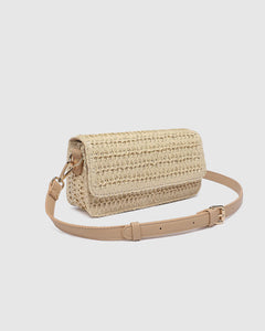 LOUENHIDE - FREYA RAFFIA CROSSBODY BAG