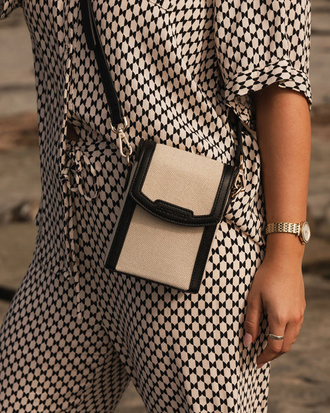 LOUENHIDE - YOKO CANVAS PHONE BAG - 2 Colours