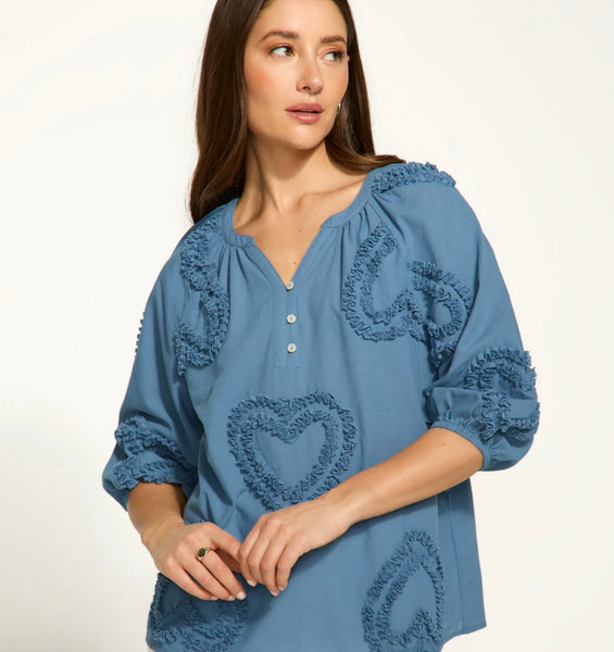 FDJ - EMBELLISHED COTTON BLOUSE - 7090588 - 2 Colours