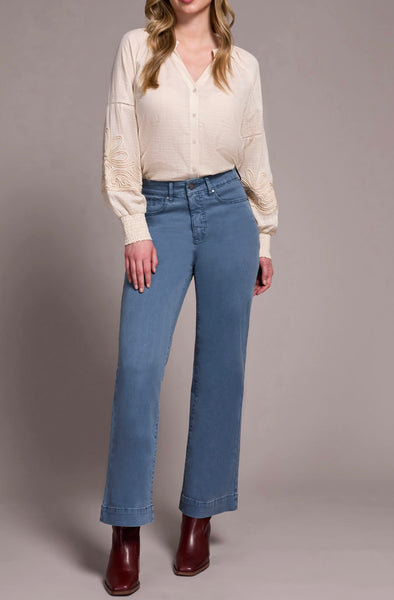 TRIBAL - COMFORT STRETCH WIDE LEG  PANT - 1861O-2020W - 5 Colours