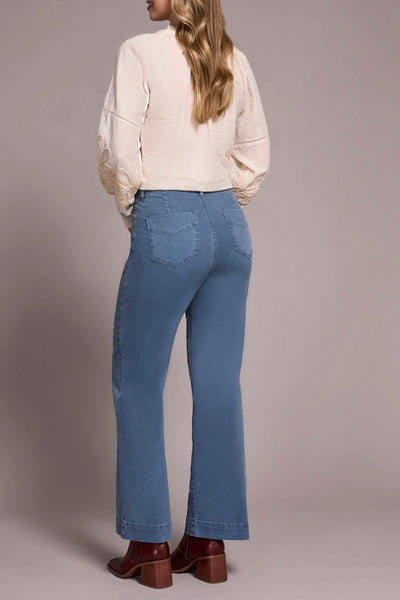 TRIBAL - COMFORT STRETCH WIDE LEG  PANT - 1861O-2020W - 5 Colours