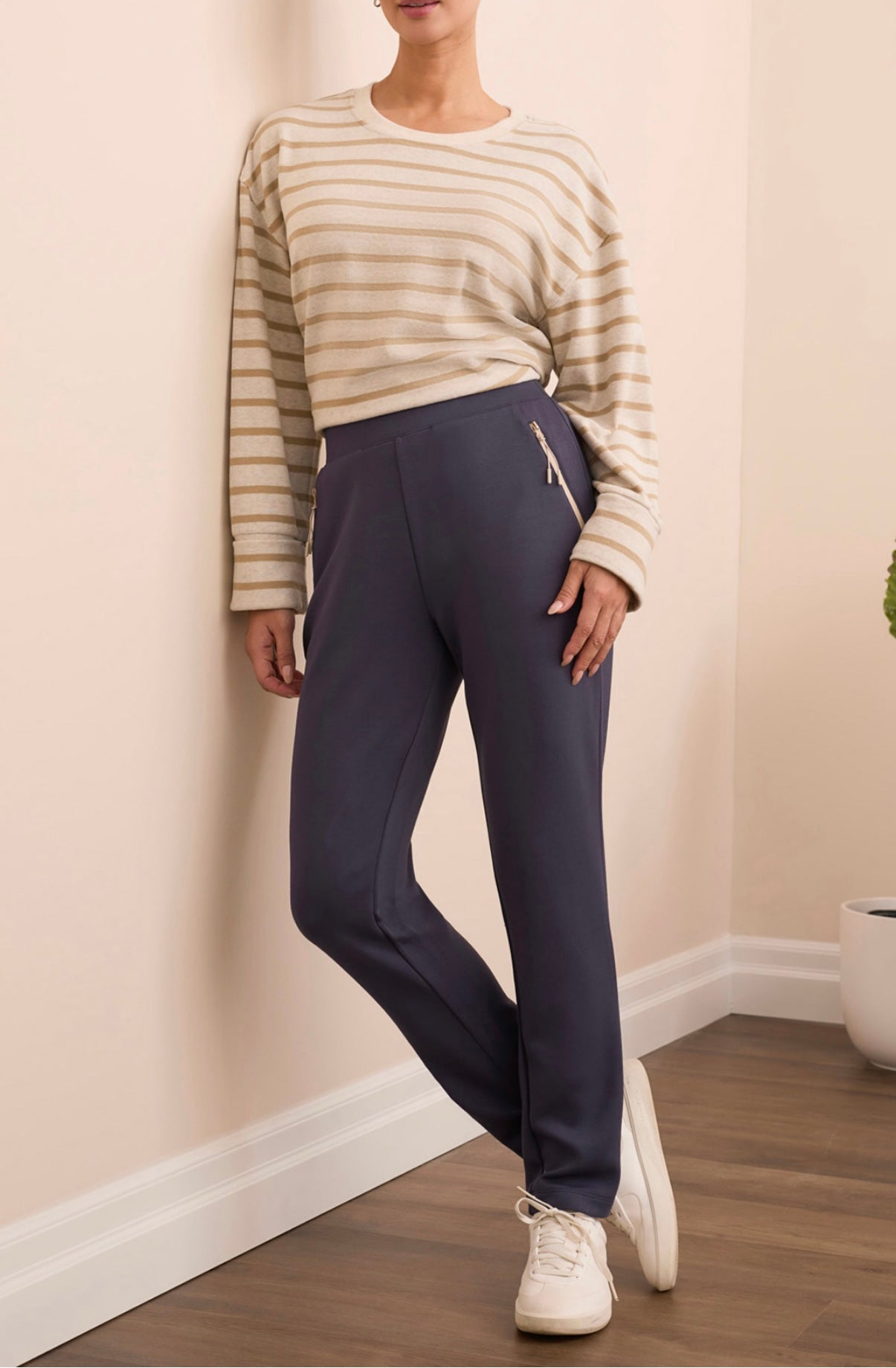 TRIBAL - TECHNO LUX PULL ON ANKLE PANT - 2065O-3390