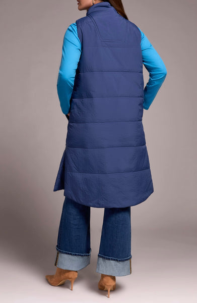 TRIBAL - ZIP FRONT QUILTED  VEST- 2314O-3823 - 3 Colours