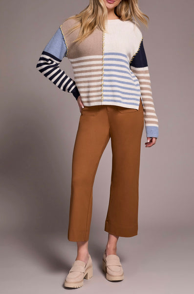 TRIBAL - COLOUR BLOCKED SWEATER -2338O-8077