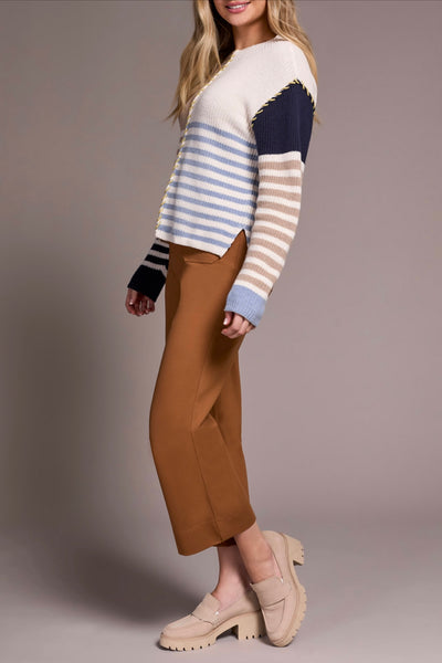 TRIBAL - COLOUR BLOCKED SWEATER -2338O-8077