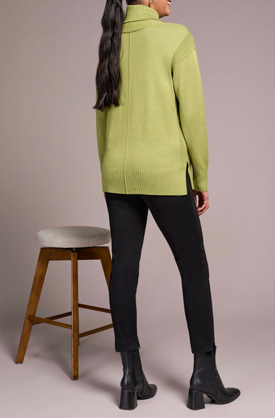 TRIBAL - TURTLE NECK SOFT KNIT SWEATER - 2395O-576 - 4 Colours